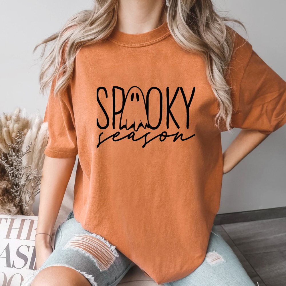 Spooky Season Ladies Halloween Shirt (4 colors)