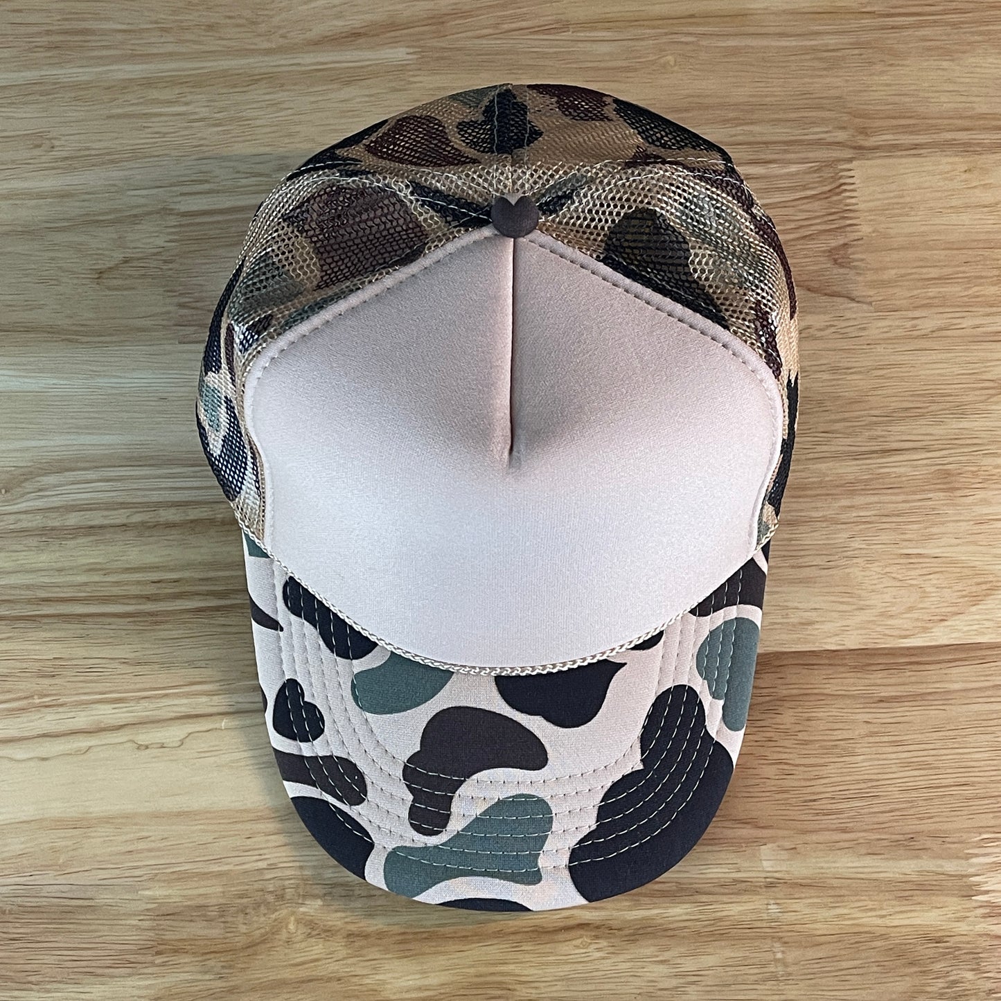 Howdy Pumpkin Classic Foam Trucker Hat Tan/Camo