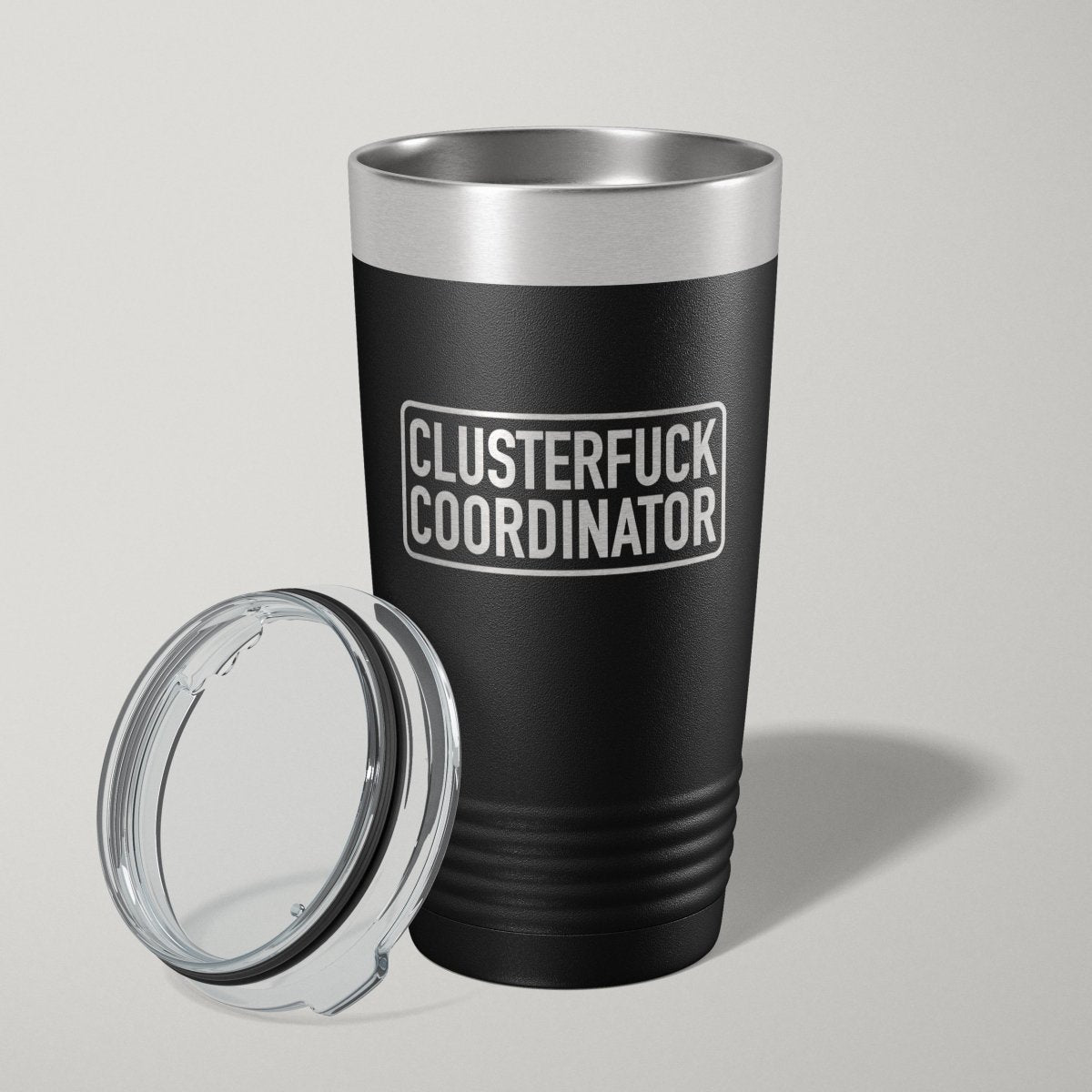 ClusterF*ck Coordinator Funny 20oz Laser Engraved Tumbler Travel Mug Tumblers