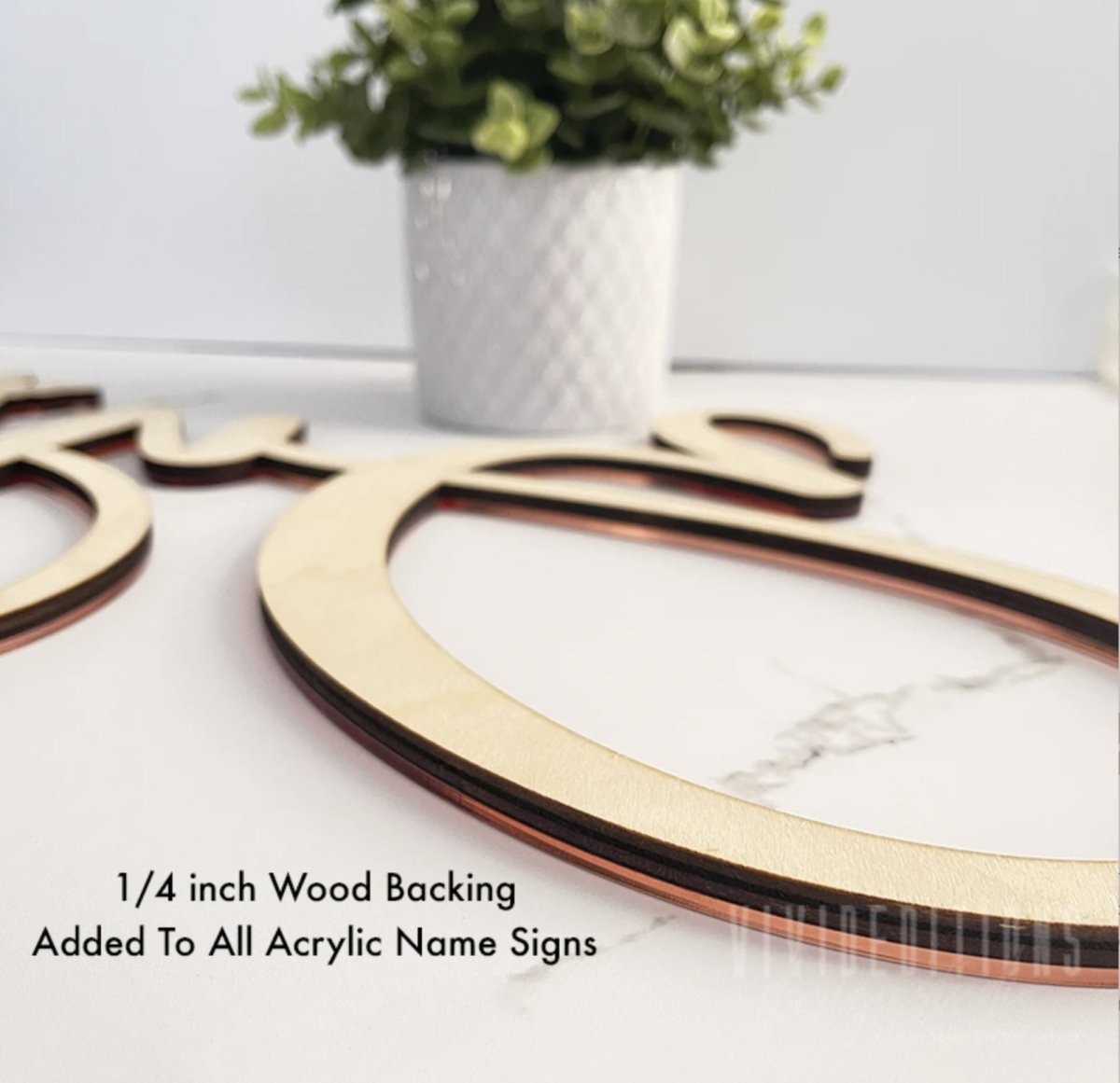 Custom Business Signage for LISO BEAUTY Name Sign