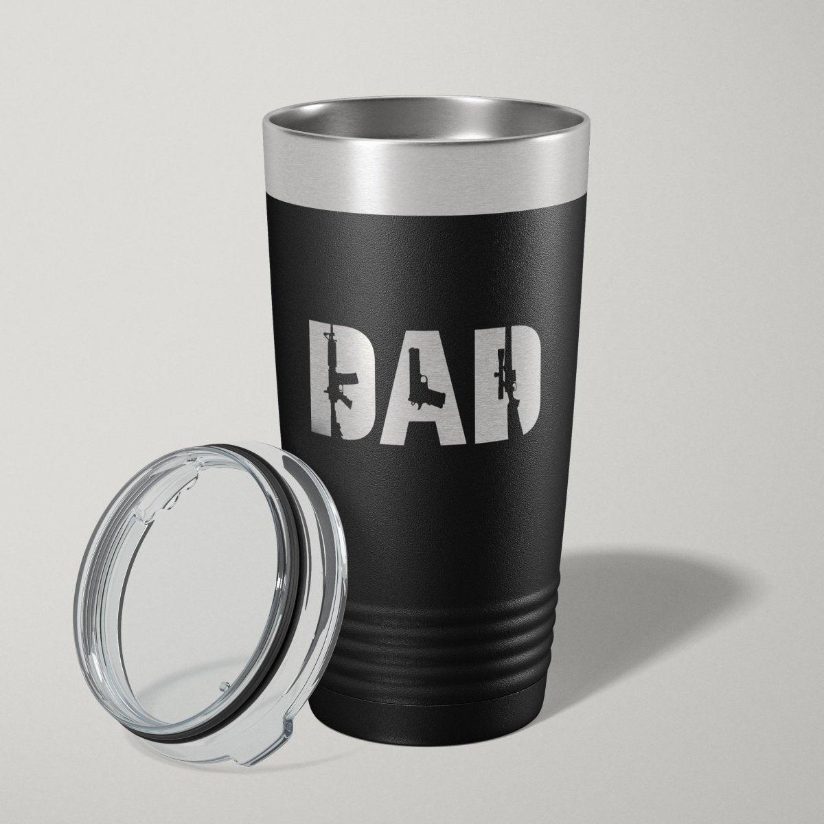 DAD 2nd Amendment 2A 20oz Laser Engraved Tumbler Travel Mug Tumblers