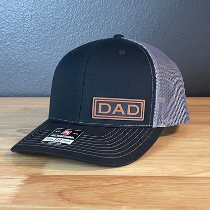 DAD SnapBack Side Leather Patch Hat Patch Hat