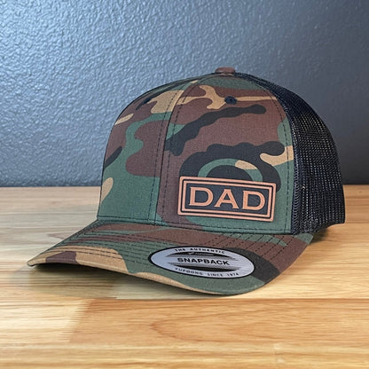 DAD SnapBack Side Leather Patch Hat Patch Hat