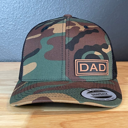 DAD SnapBack Side Leather Patch Hat Patch Hat