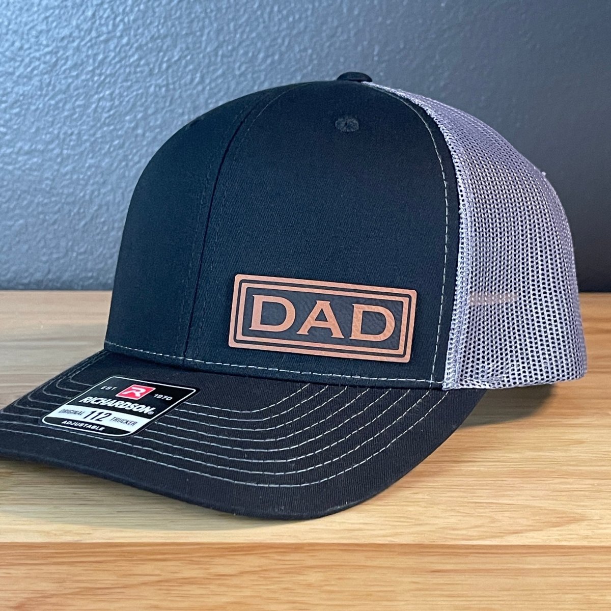 DAD SnapBack Side Leather Patch Hat Patch Hat