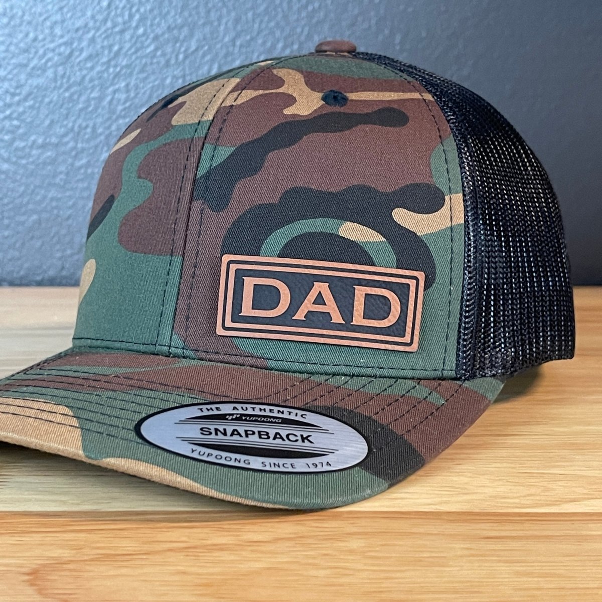 DAD SnapBack Side Leather Patch Hat Patch Hat