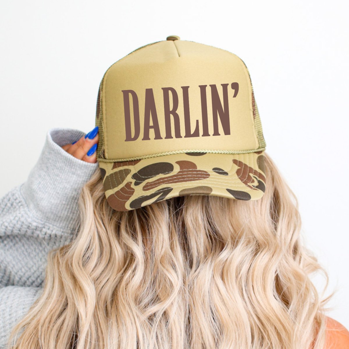 DARLIN' Country Classic Foam Trucker Hat Trucker Hat