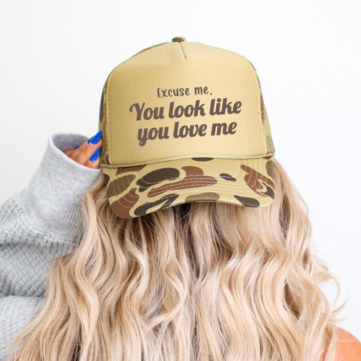 Excuse Me, You Look Like You Love Me Funny Classic Foam Trucker Hat Trucker Hat