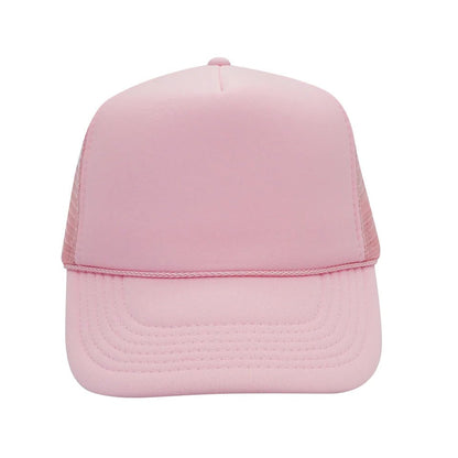 Home By 9pm Club Funny Classic Foam Trucker Hat for Women Light Pink Trucker Hat