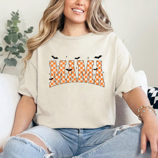 MAMA Bats Halloween Ladies Shirt (2 colors) T-Shirt