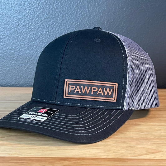 PAWPAW SnapBack Side Leather Patch Hat Patch Hat