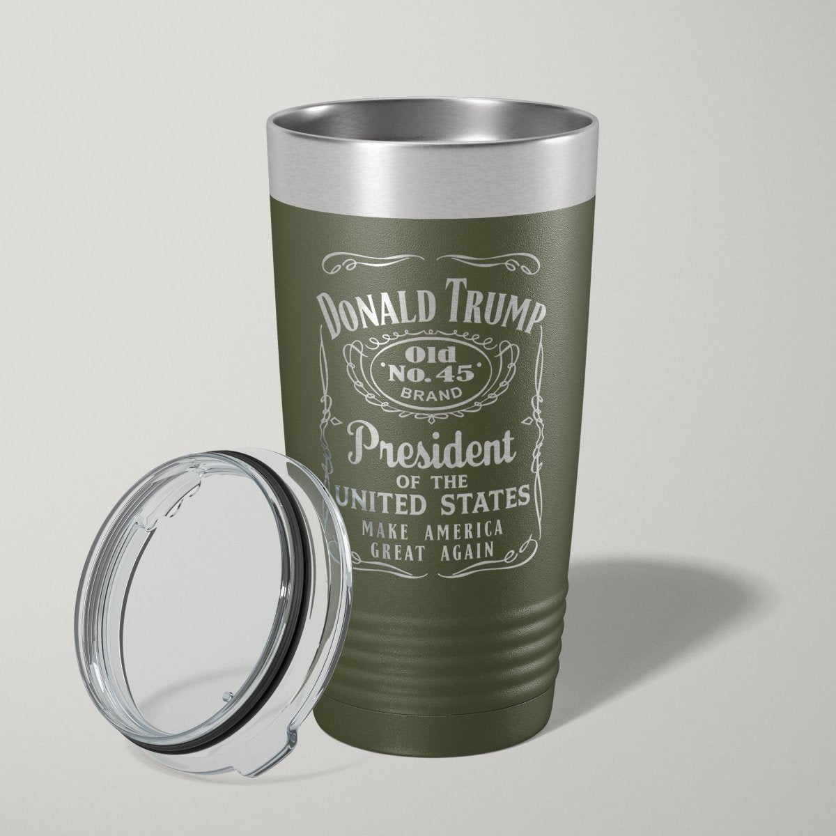 President Trump 20oz Laser Engraved Tumbler Travel Mug Tumblers