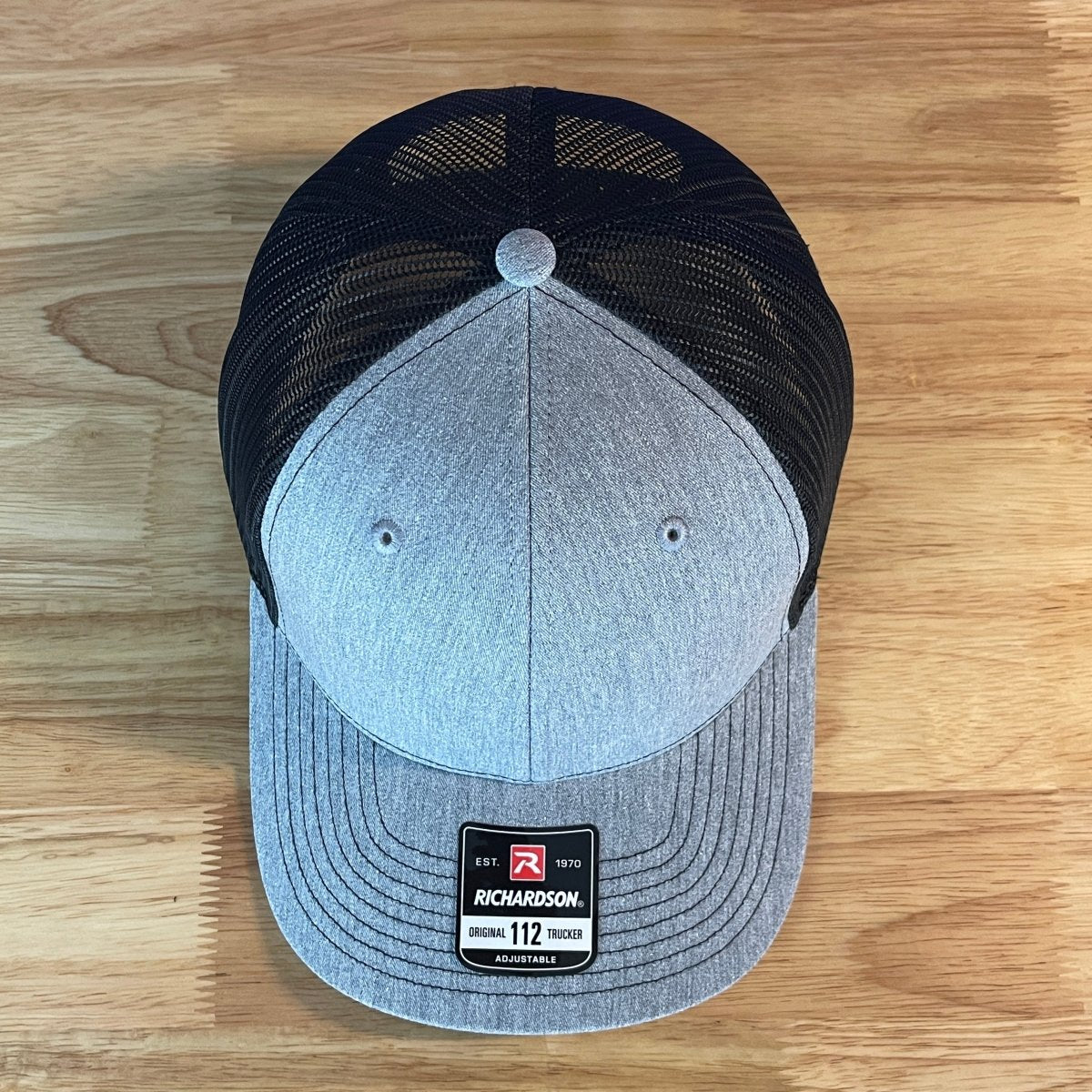 She Calls Me Daddy Funny Leather Patch Hat Heather Grey/Black Patch Hat