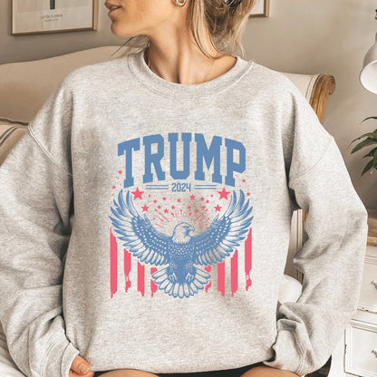 Trump 2024 Eagle Sweatshirt Women's Trump Sweater (3 colors) Sweater