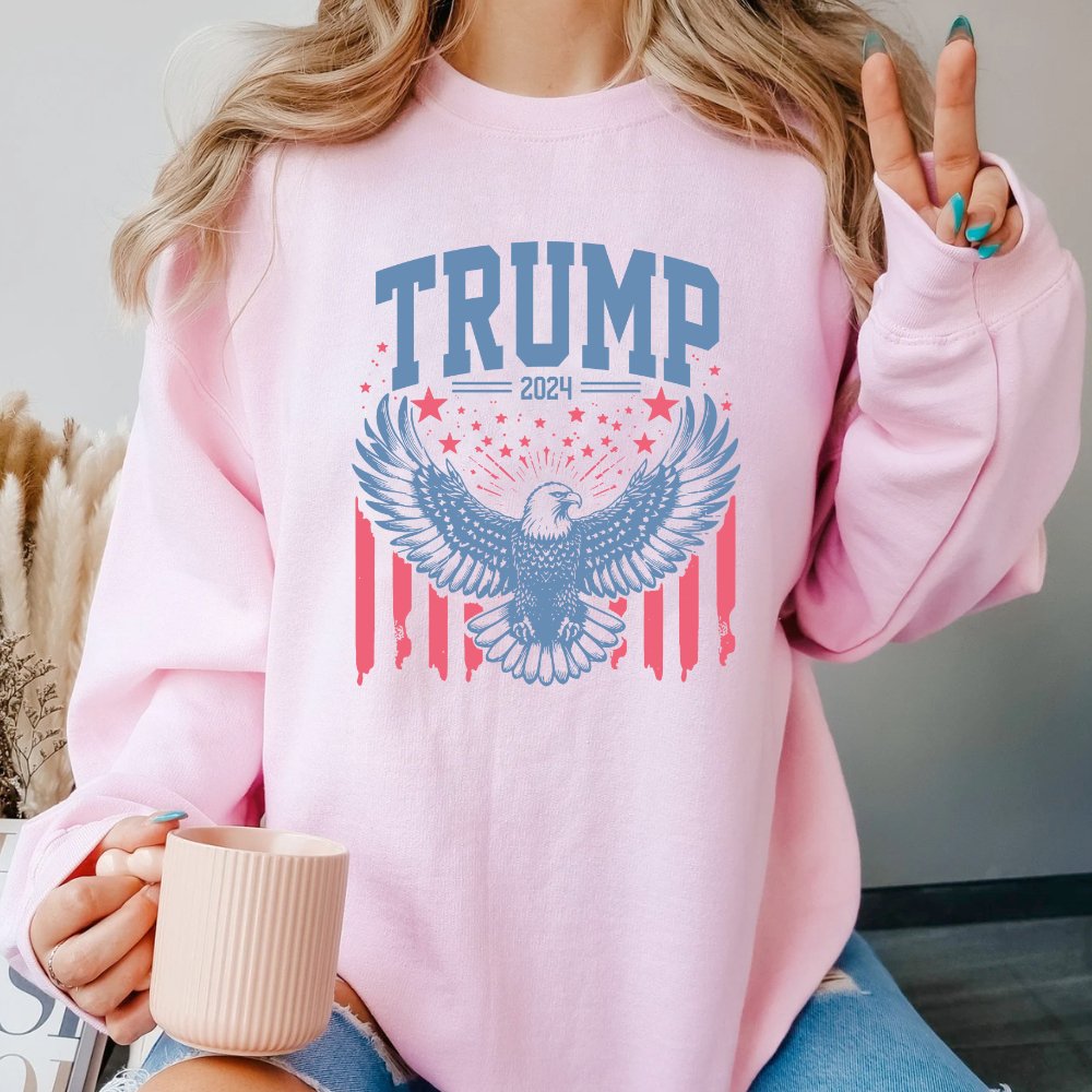 Trump 2024 Eagle Sweatshirt Women's Trump Sweater (3 colors) Sweater