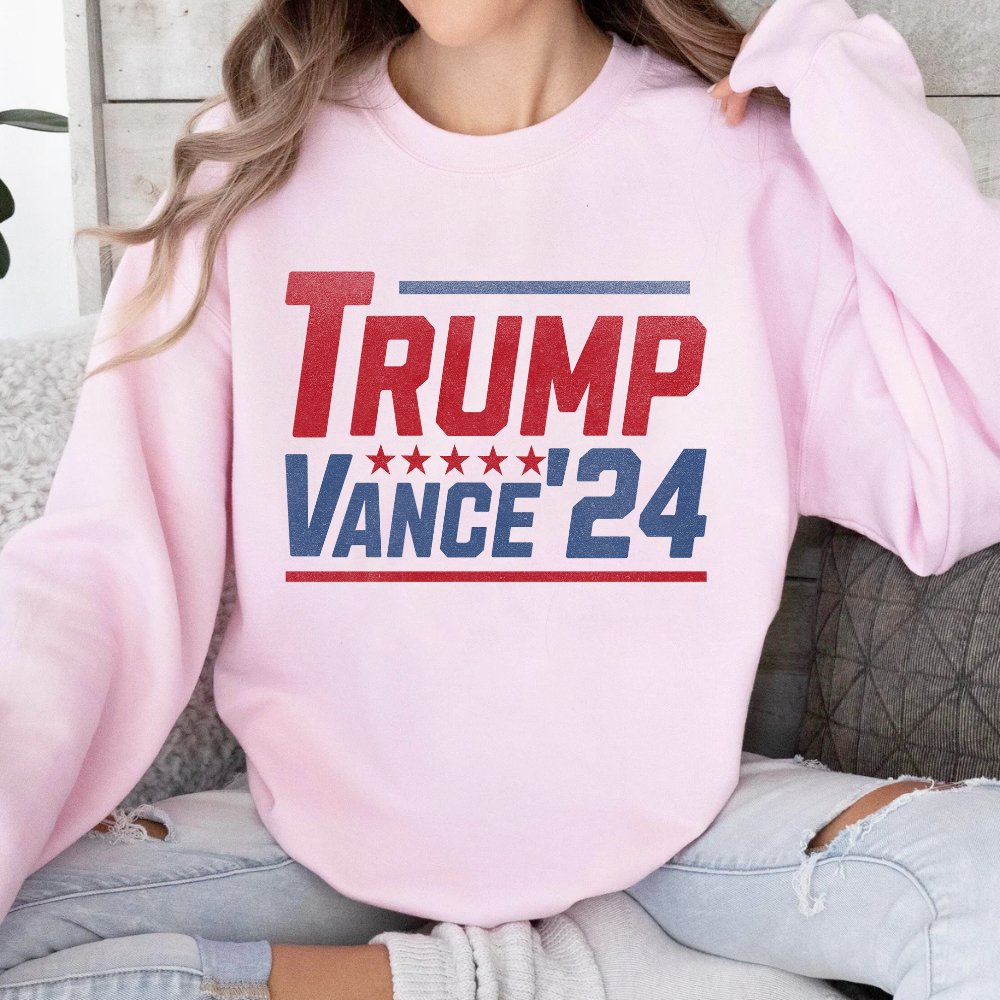 Trump Vance 2024 Sweatshirt Women's Trump Sweater (3 colors) Sweater