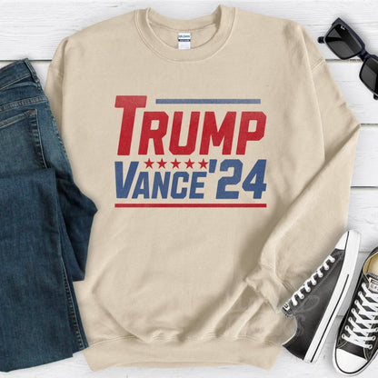 Trump Vance 2024 Sweatshirt Women's Trump Sweater (3 colors) Sweater