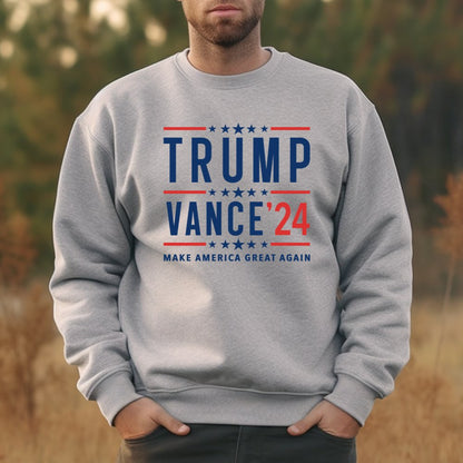 Trump Vance MAGA Sweatshirt Men's Trump Sweater (2 colors) Sweater