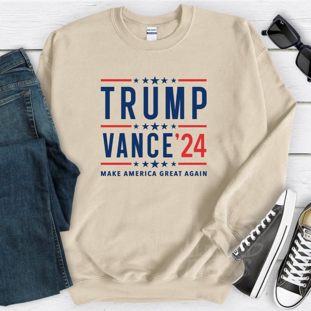 Trump Vance MAGA Sweatshirt Women's Trump Sweater (3 colors) Sweater