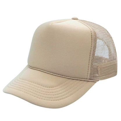 Wranglin' Feral Kids Funny Mom Classic Foam Trucker Hat Khaki Trucker Hat