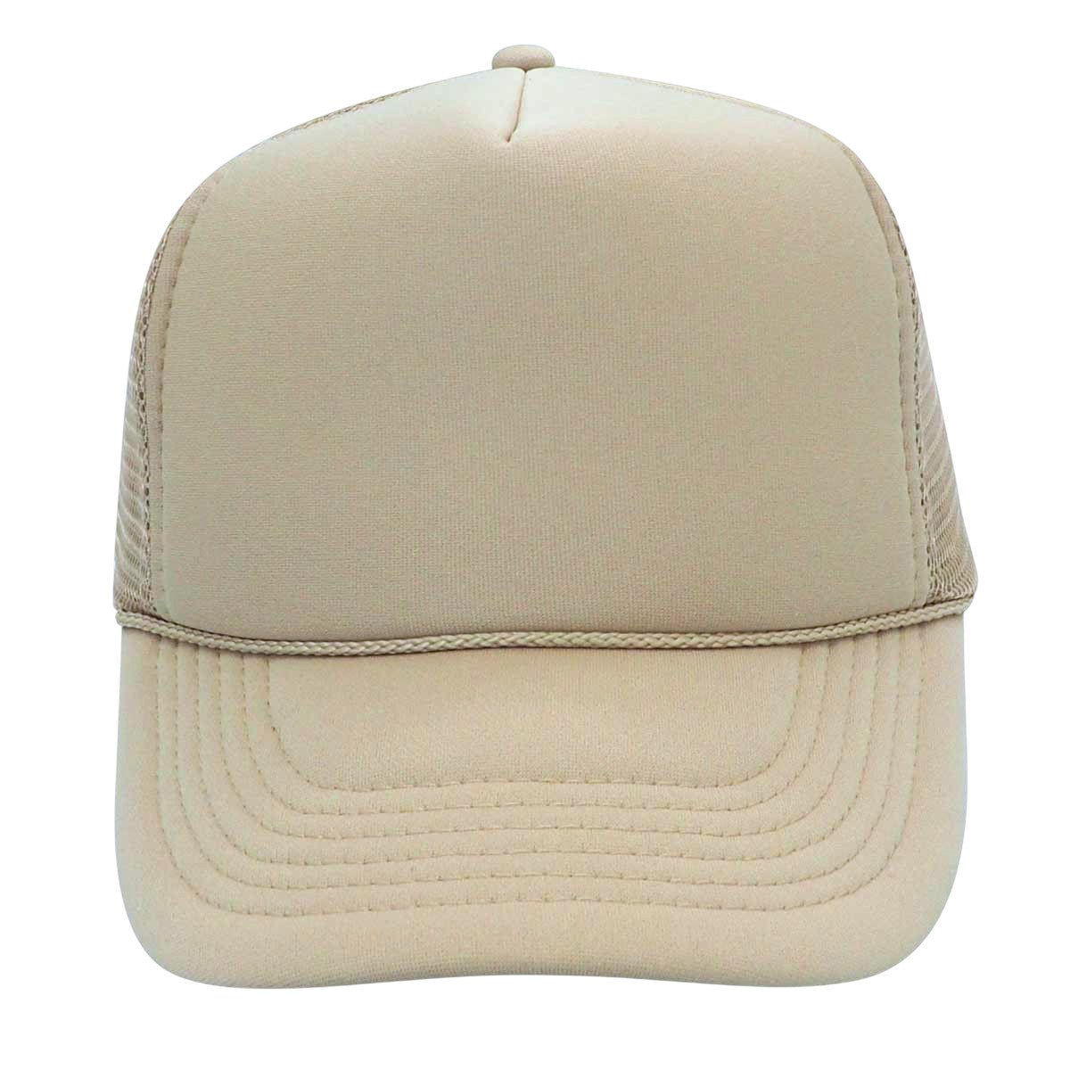 Wranglin' Feral Kids Funny Mom Classic Foam Trucker Hat Khaki Trucker Hat