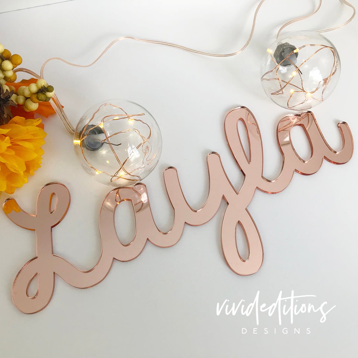 Rose on sale gold name