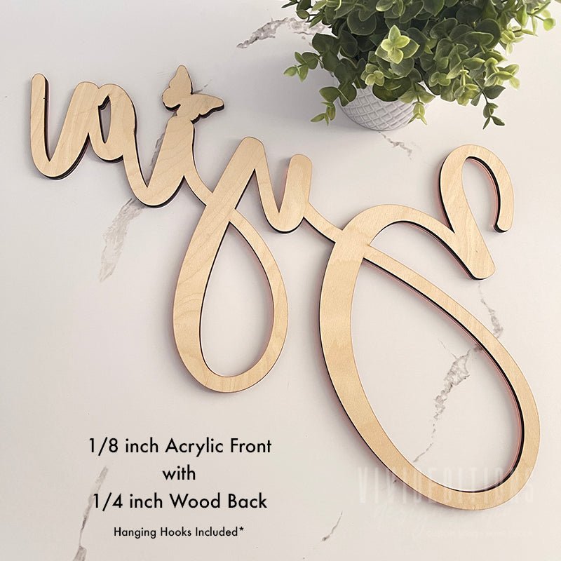 Wood Name Sign | Laser Cut Name | Word Cut Out | Last hotsell Name Sign | Large Custom Wood Signs | Wedding Backdrop Signs | Initial Signs